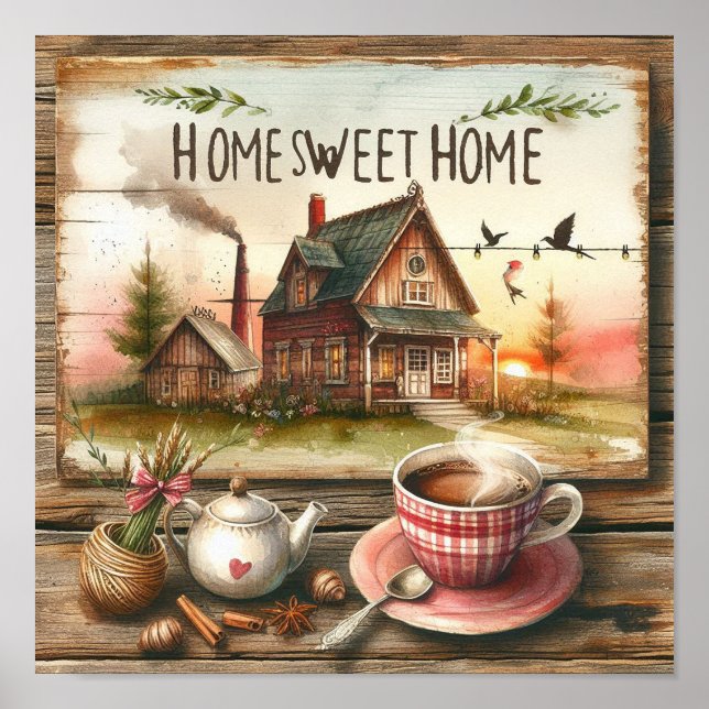 Rustic Home Sweet Home 3 Poster (Front)