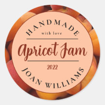 Rustic Homemade Apricot Jam