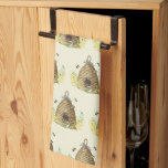 Rustic Honey bee Hive  Kitchen Towel<br><div class="desc">Rustic cute honey bee hive kitchen towel. Cute earthy style.</div>
