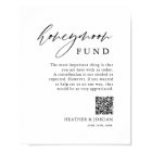 Rustic Honeymoon Fund QR Wishing Well Sign