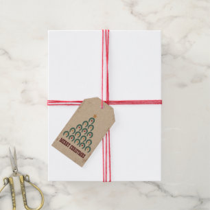 Rustic Horseshoe Christmas Tree Gift Tags