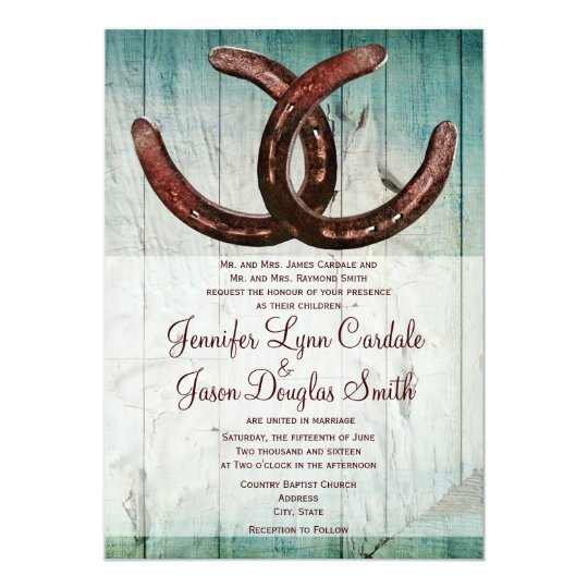 Country Style Wedding Invitations 4