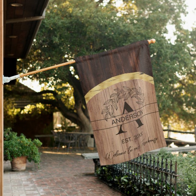 Rustic House Flag (In SItu)