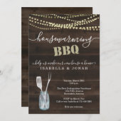 Rustic Housewarming BBQ Party Invitation (Front/Back)