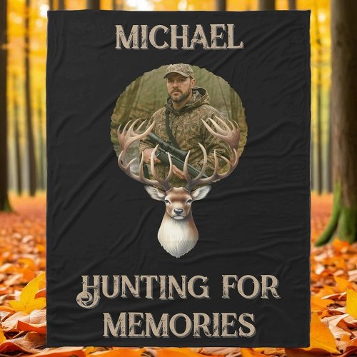 Rustic Hunter Deer Antler Memories Photo