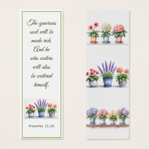 Rustic Hydrangea Lavender Elegant Bible Verse