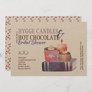 Rustic HYGGE BRIDAL Shower or ANY EVENT KRAFT Invitation