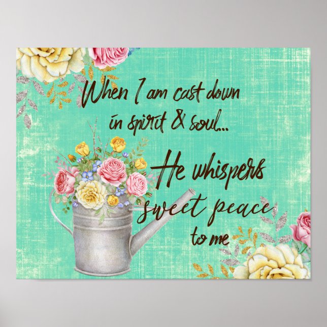 Rustic Hymn Typography Poster (Front)