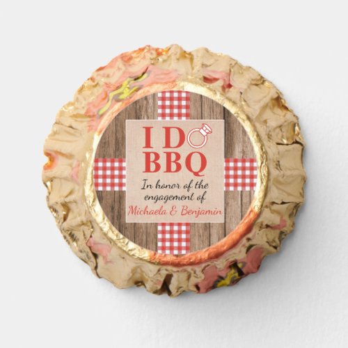 Rustic I Do BBQ Engagement Party Couples Shower Reeses Peanut Butter Cups