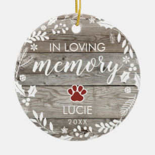 pet memorial ornament dog