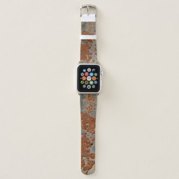 Rustic Iron: Yellow Mottled. Apple Watch Band by opulenthome at Zazzle
