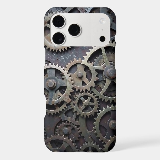 Rustic irregular mechanical gears Case-Mate iPhone case (Back)