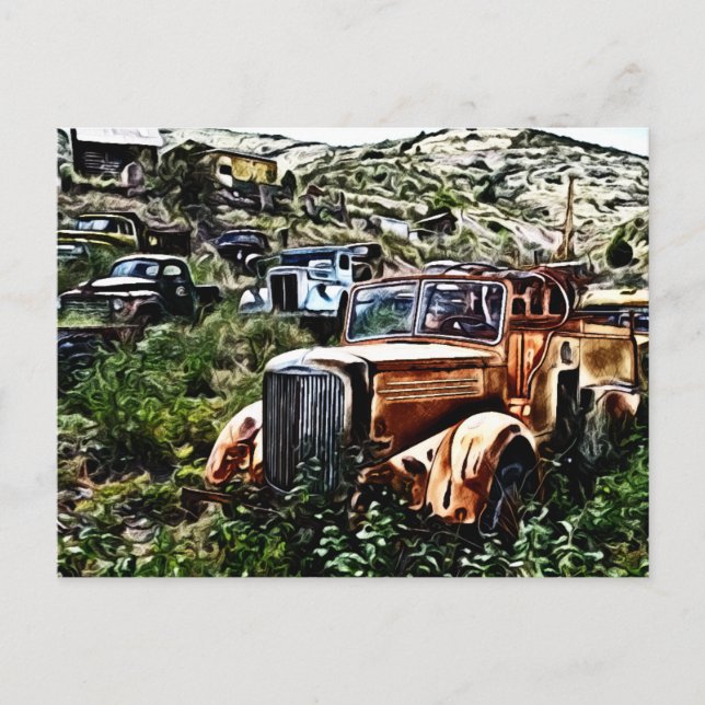 Rustic Jerome, Arizona Postcard (Front)