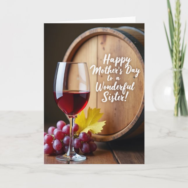 Rustic Joy Mothers Day Card (Front)