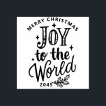 Rustic Joy to the World Christmas Lettering Rubber Stamp<br><div class="desc">Add a festive and rustic touch to your holiday packaging with this “Joy to the World” rubber stamp. Featuring hand-lettered chalkboard-style typography, this stamp is perfect for creating custom holiday cards, gift tags, envelopes, and favor bags. Ideal for crafters, small business owners, or anyone who loves DIY holiday projects. A...</div>