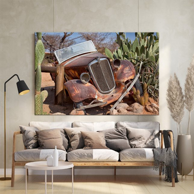 Rustic junk car in Namibia Solitaire photo Poster (Creator Uploaded)