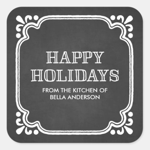 Rustic Kitchen  Holiday Baked Goods Stickers