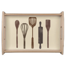 Rustic Kitchen Serving Tray