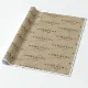 Rustic Kraft Brown Signature Script Wrapping Paper | Zazzle