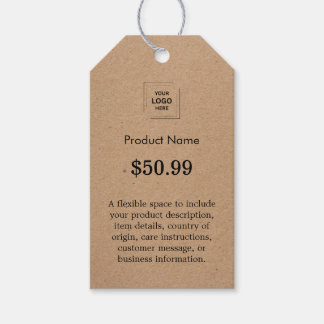 Rustic Kraft Business Product Price Tag Style