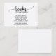 Rustic Kraft Calligraphy Book Request Insert | Zazzle