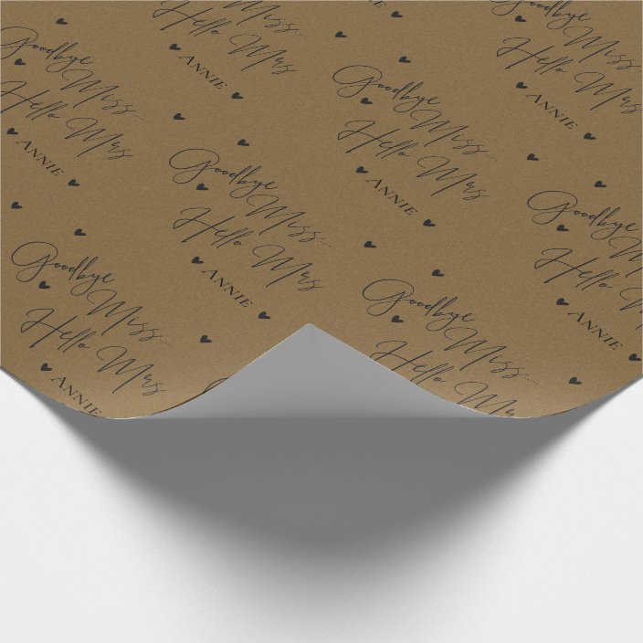 bridal shower wrapping paper