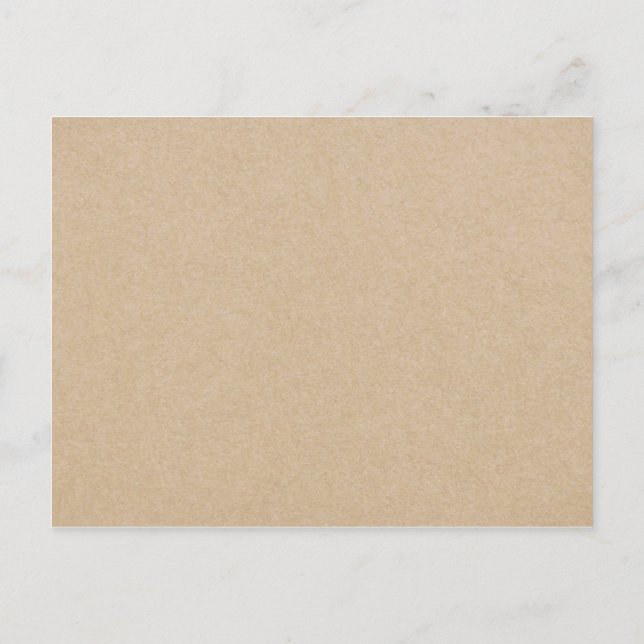 Rustic Kraft Hand-drawn Mountains & Trees Wedding Invitation Postcard
