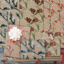 Rustic Kraft Juniper Pine Cones & Ilex Berries Wrapping Paper Sheets