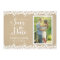 Rustic Kraft Lace Photo Wedding