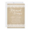 Rustic Kraft Lace Wedding Rehearsal Dinner