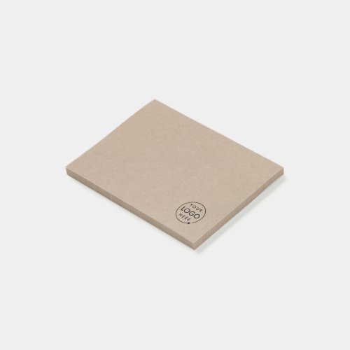 Rustic Kraft Logo  Business Corporate Modern Post_it Notes