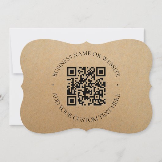 Rustic Kraft Modern Stylish Professional (Front)