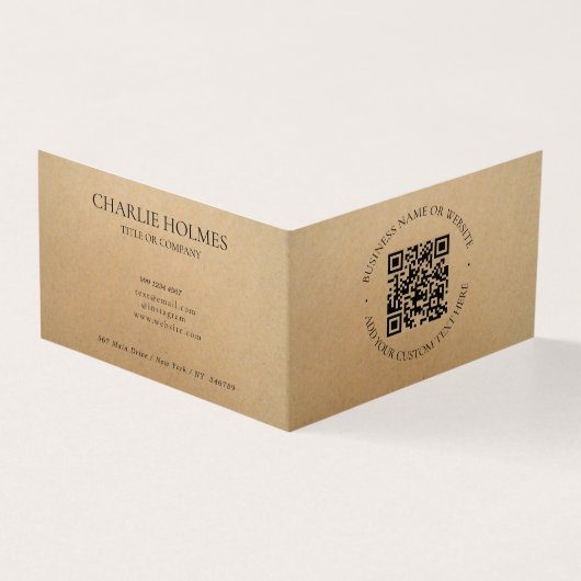 Rustic Kraft Modern Stylish Professional (Outside)