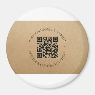 Rustic Kraft Modern Stylish Professional Magnet