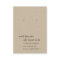 RUSTIC KRAFT MUM TO BE  GIFT EARRING DISPLAY CARD