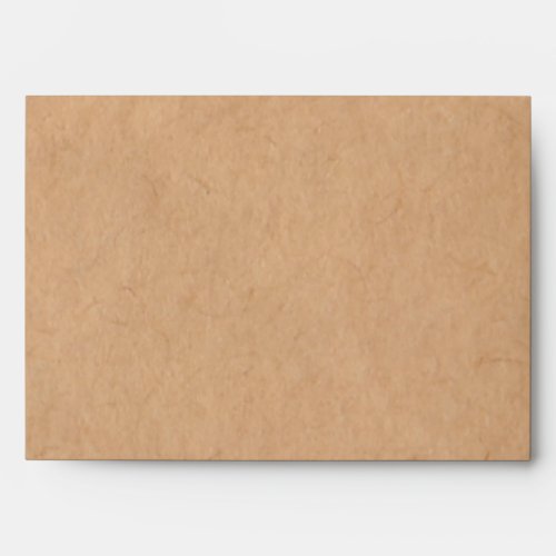 Rustic Kraft Paper Background Style Envelope