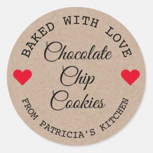 Baked With Love Stickers 12 pack