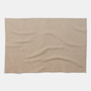 Rustic Kraft Paper Blank Template Custom Kitchen Towel