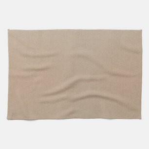 Rustic Kraft Paper Blank Template Custom Kitchen Towel
