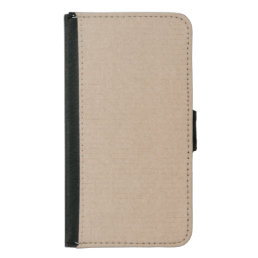 Rustic Kraft Paper Blank Template Custom Samsung Galaxy S5 Wallet Case