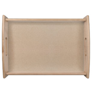 Rustic Kraft Paper Blank Template Custom Serving Tray