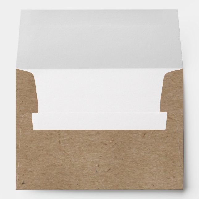 Rustic Kraft Paper Envelopes (Back (Bottom))
