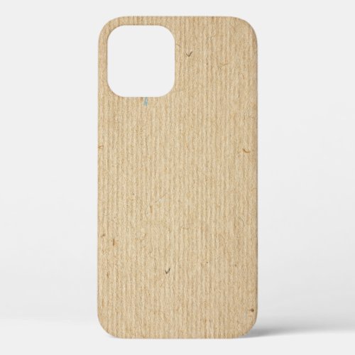 Rustic Kraft Paper Textured Background iPhone 12 Case