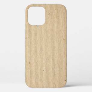 Rustic Kraft Paper: Textured Background. iPhone 12 Case