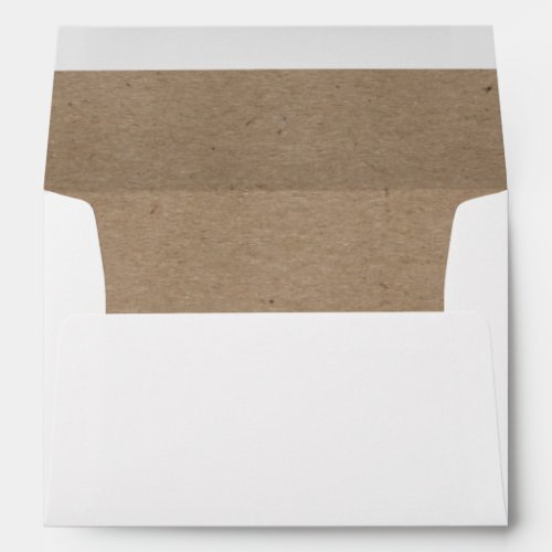 Rustic Kraft Paper Wedding Envelope