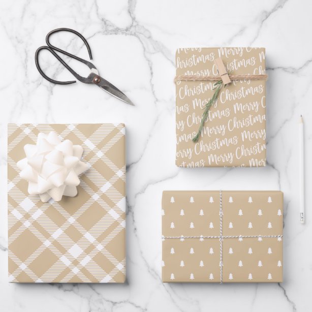 Kraft Christmas Wrapping Paper | Zazzle - 100% Satisfaction Guaranteed!