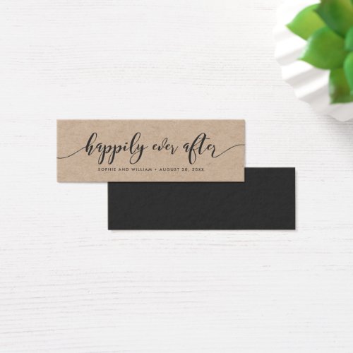 Rustic Kraft Relax Script Happily Ever After