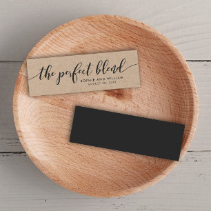 Rustic Kraft Script Wedding The Perfect Blend