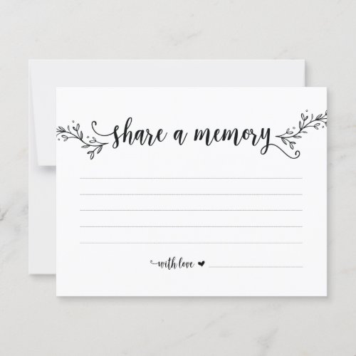 Rustic Kraft Share a Memory card