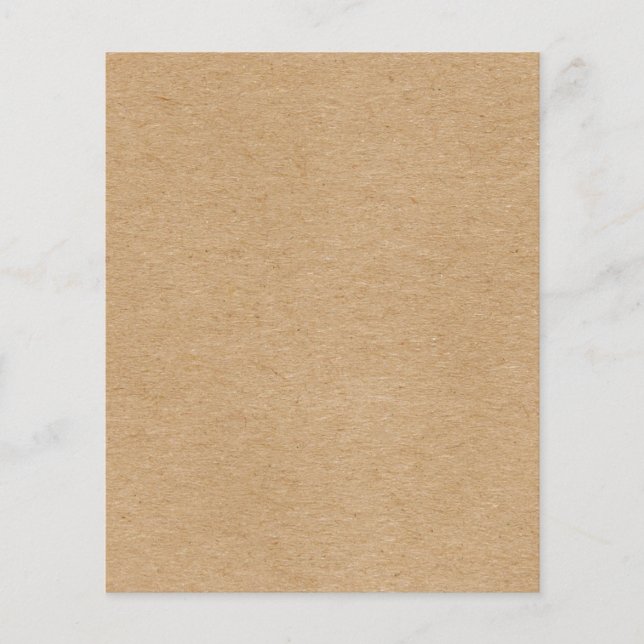 Rustic Kraft Simple Stylish Boho (Front)